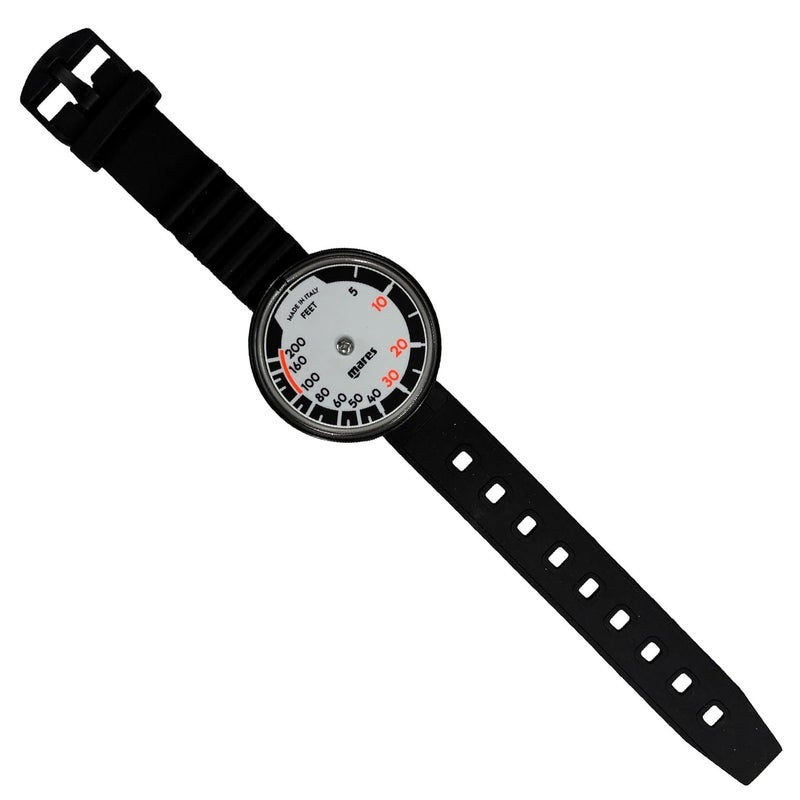 Mares M Depth Gauge Wrist Capillary (414436) - Wrist-Mounted Analog Capillary Depth Gauge with 60mm Dial & Max Depth Indicator - Image 3